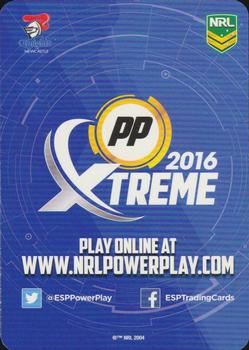 2016 Xtreme Power Play #88 Jake Mamo Back